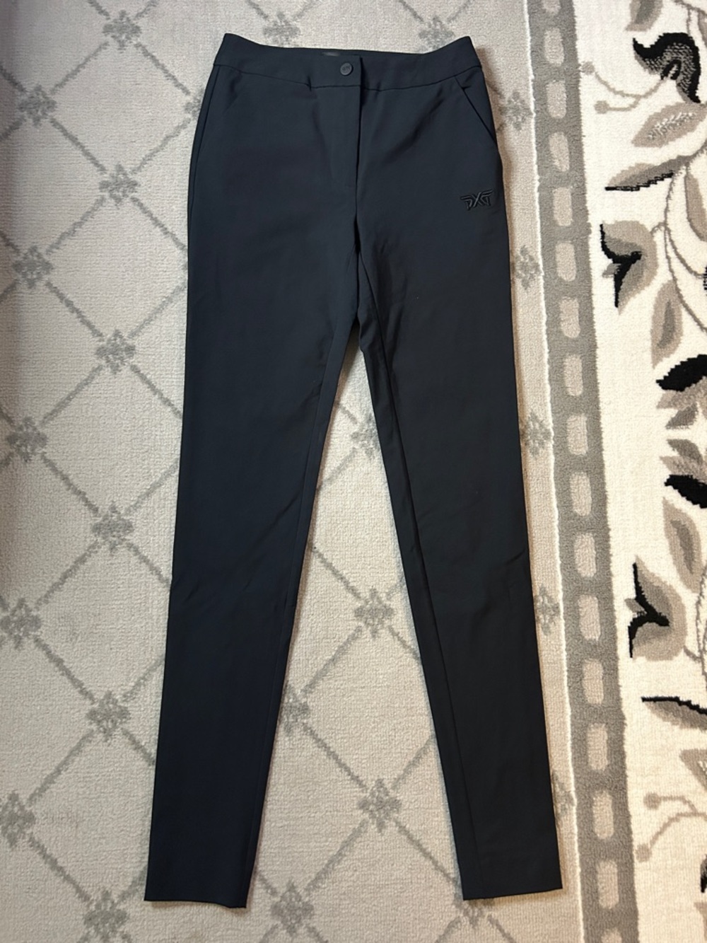 PXG Black Women's Ankle-Length Slim Fit performance Golf Pants